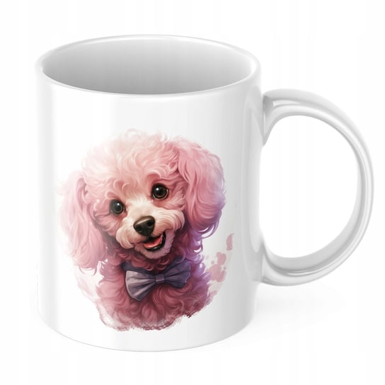 KUBEK Z PUDLEM pudel poodle PUDELEK pies z psem właściciela hodowcy Kubeczkovo
