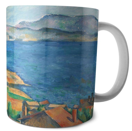 Kubek Zatoka Marsylii widziana z L Estaque 1885 Paul Cezanne Szyjemy Sztukę