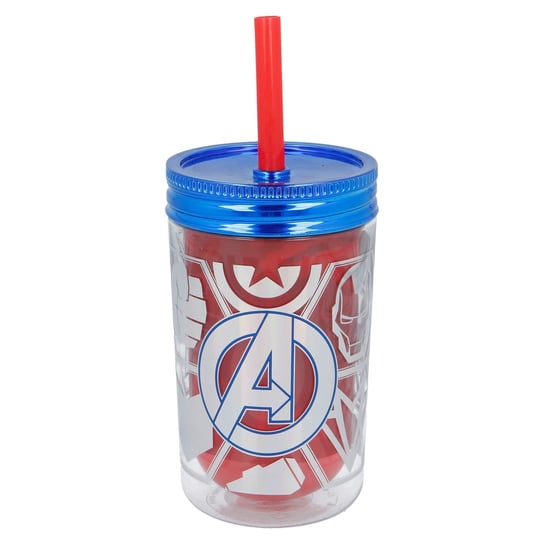 Kubek ze słomką AVENGERS MARVEL 370ml Stor