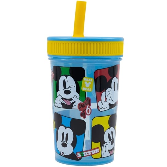 Kubek ze słomką niekapek MYSZKA MICKEY 465ml Stor