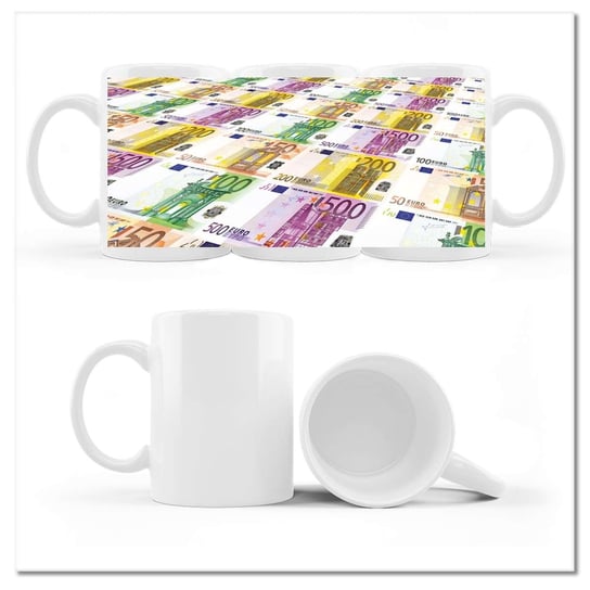 Kubek ze zdjęciem Dużo kasy Pieniądze EURO ZeSmakiem