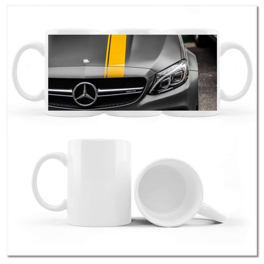 Kubek ze zdjęciem Mercedes AMG Żółty pasek ZeSmakiem