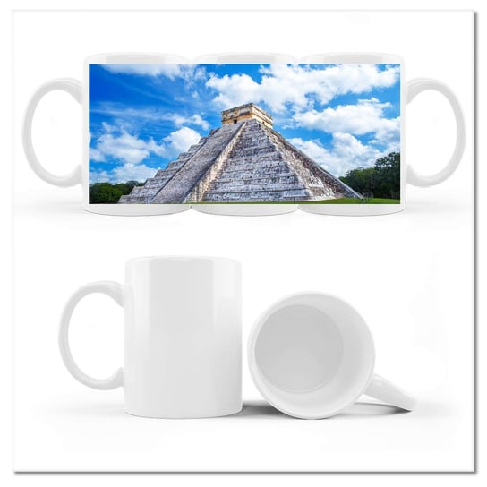 Kubek ze zdjęciem piramida Kukulkana Meksyk ZeSmakiem