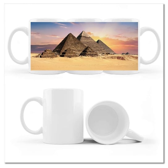 Kubek ze zdjęciem Piramidy Egipt Krajobraz ZeSmakiem