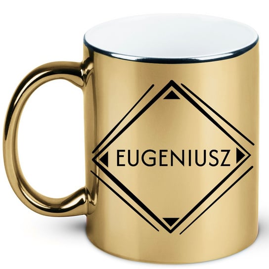 Kubek złoty z imieniem Eugeniusz, prezent dla Eugeniusza, 5 hiperprezenty.pl