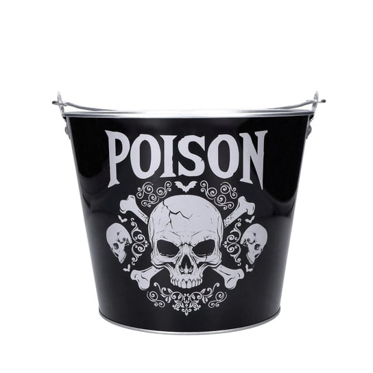 Kubełek Metalowy Poison Na Napoje Stół Halloween ABC