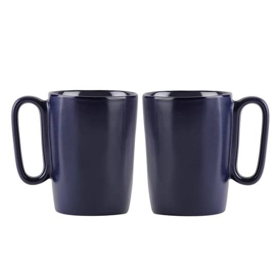 Kubki ceramiczne z uszkiem Fuori czarne 30022 250 ml, Vialli Design, 2 szt. Vialli Design