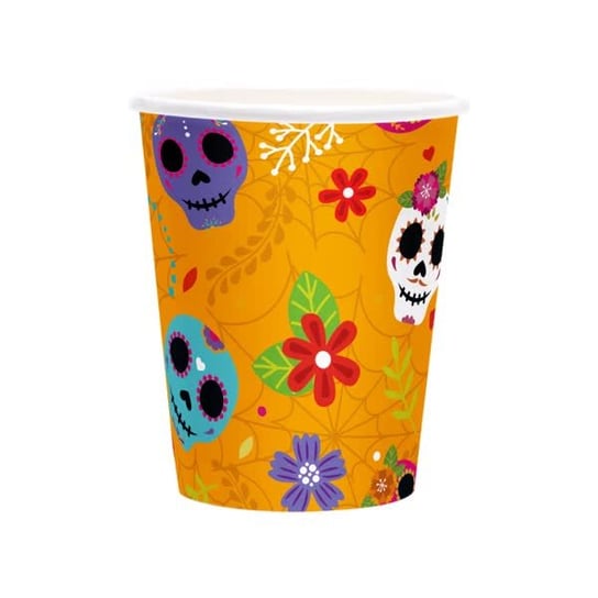 Kubki meksykańskie Halloween 220ml 6szt. PartyPal