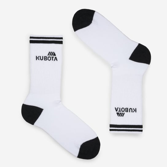 Kubota, Skarpety damskie, Sport White Double Black, rozmiar 36-40 Kubota