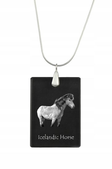 Kuc islandzki Kryształowy naszyjnik z koniem Inna marka
