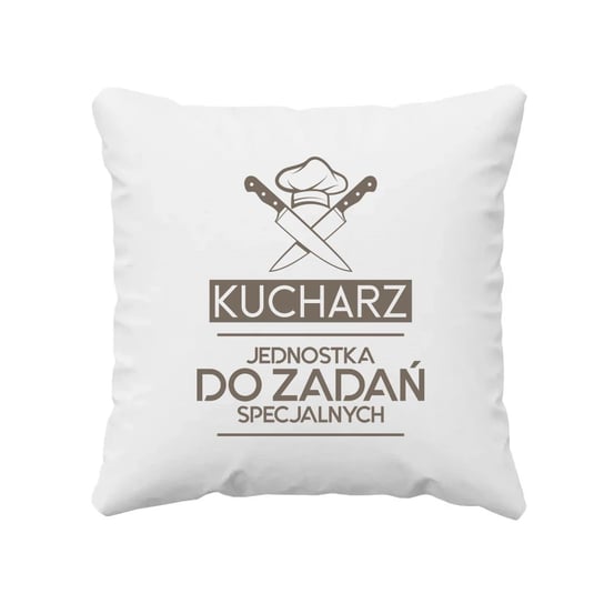 Kucharz - jednostka do zadań specjalnych - poduszka na prezent Koszulkowy