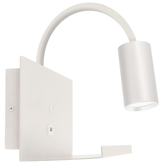 Kuchenna lampa ścienna Telo 4188 Ideus spot z włącznikiem metalowa biała IDEUS