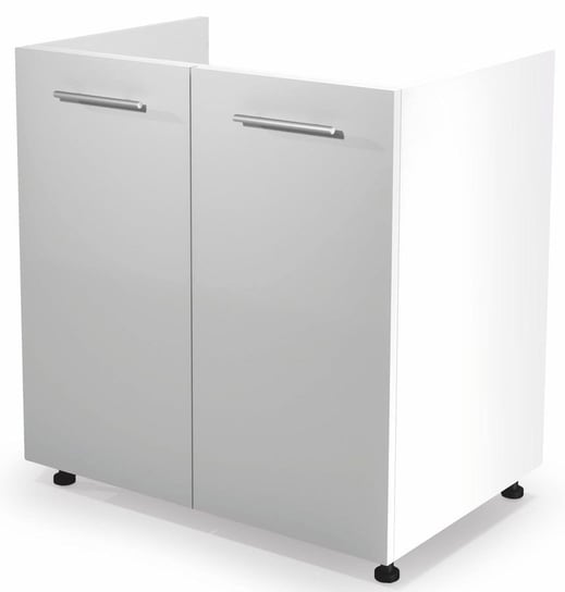 Kuchenna szafka zlewozmywakowa ELIOR Limo 26X, biała, 52x80x82 cm Elior