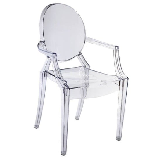 Kuchenne krzesło Spirit do jadalni przezroczyste nowoczesne Step Into Design