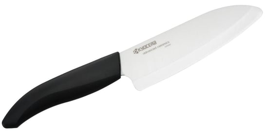 Kuchenny nóż ceramiczny, czarna rączka Santoku Kyocera, 14 cm Kyocera