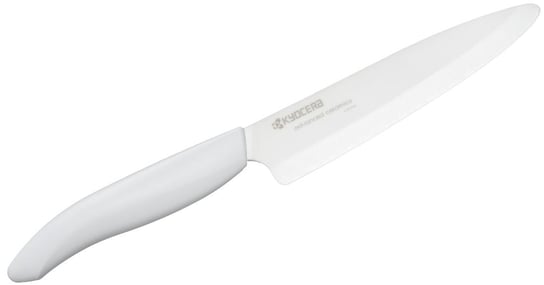 Kuchenny nóż ceramiczny do plastrowania, biała rączka Kyocera, 13 cm Kyocera