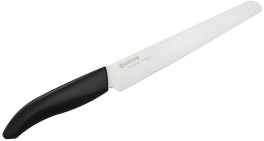 Kuchenny nóż ceramiczny do porcjowania ząbkowany, czarna rączka Kyocera, 18 cm Kyocera