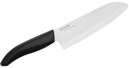 Kuchenny nóż ceramiczny szefa kuchni, czarna rączka Santoku Kyocera, 16 cm Kyocera