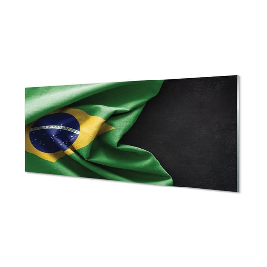 Kuchenny panel ochronny Flaga Brazylii 125x50 cm Tulup