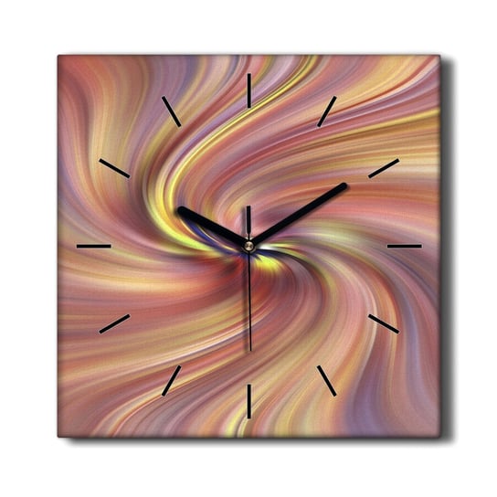 Kuchenny zegar na płótnie Hipnotyzujący wir 30x30, Coloray Coloray