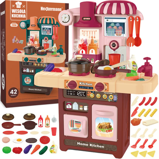 Kuchnia dla dzieci zabawka Heckermann 2358 Różowa Heckermann
