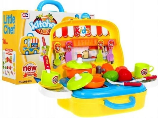 Kuchnia dla dziecka zabawka edukacyjna walizka RAMIZ
