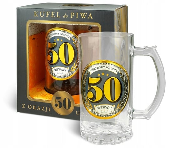 Kufel Do Piwa Na 50Stkę 50 Urodziny Wyjątkowy Rocznik Inna marka