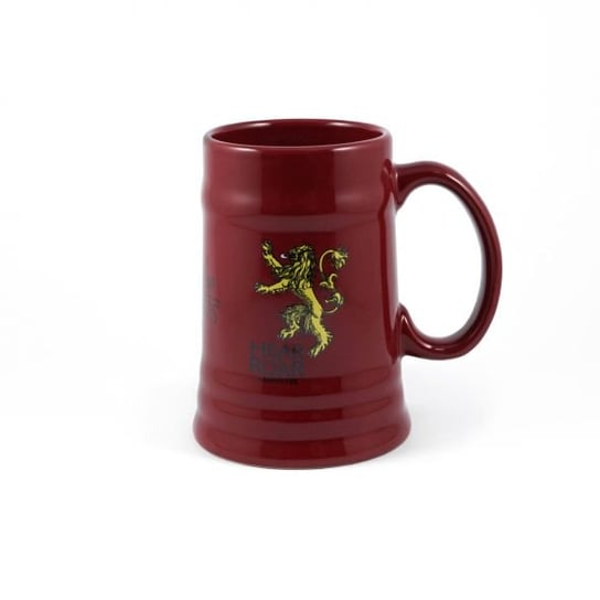 Kufel PYRAMID POSTERS, Gra o Tron (Herb Lannisterów), czerwony, 500 ml GAME OF THRONES