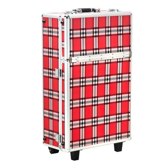 Kufer Kosmetyczny S-015 Red Grid Active Shop
