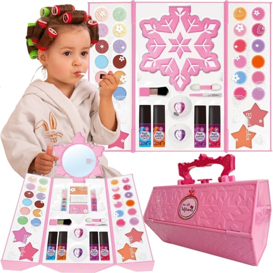 Kuferek Kosmetyków Paznokci Makijaż Makeup Cien Zestaw Dla Dziewczynki Duży Inna marka