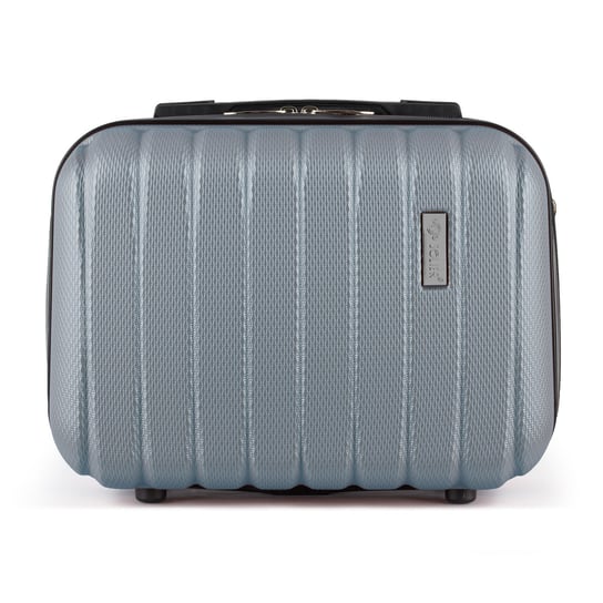 Kuferek podróżny mały 11L ABS STL902 srebny Solier Luggage