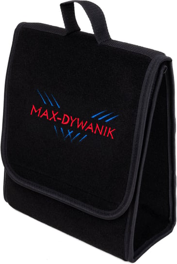 Kuferek samochodowych organizer torba bagażnika - MAX-DYWANIK (pionowy) z haftem MAX-DYWANIK Max-Dywanik