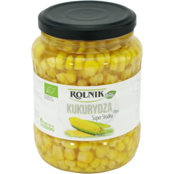 Kukurydza konserwowa Super Słodka BIO 370 ml Rolnik Rolnik