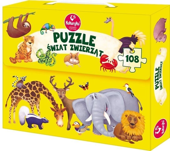 Kukuryku, puzzle, Świat zwierząt, 108 el. Kukuryku