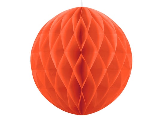 Kula bibułowa, pomarańcz, 20 cm PartyDeco