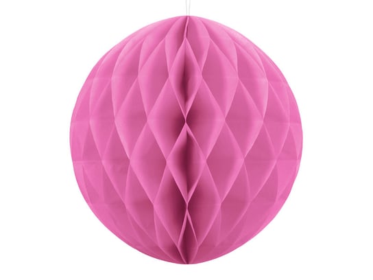 Kula bibułowa, różowy, 20 cm PartyDeco