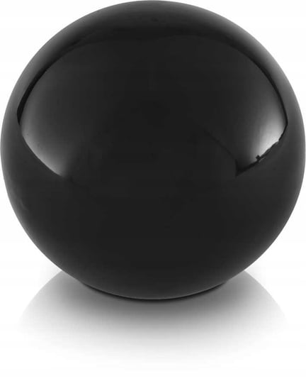 Kula Dekoracyjna Ceramiczna 13 cm Czarna POLNIX