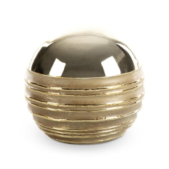 Kula Dekoracyjna Ceramiczna Dori 11X11X10 Złota X2 Eurofirany