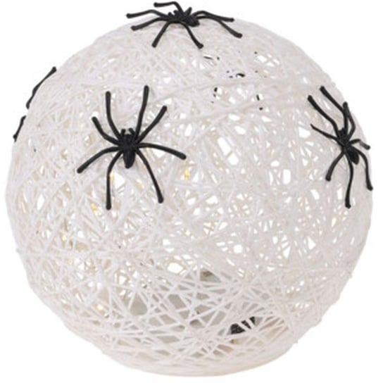 Kula Dekoracyjna Lampka Z Pająkiem Led 15Cm Halloween Biała CHRISTMAS DECORATION