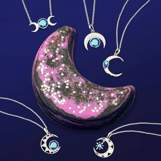 Kula do kąpieli z biżuterią Naszyjnik Charmed Aroma Mystic Moon Charmed Aroma