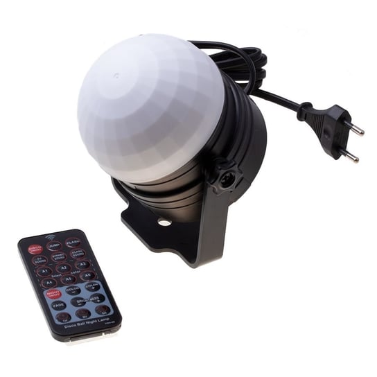 Kula dyskotekowa LED / Projektor LED + pilot HEDO