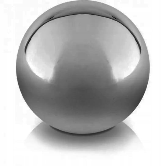 Kula ozdobna ceramiczna srebrna 6 cm POLNIX