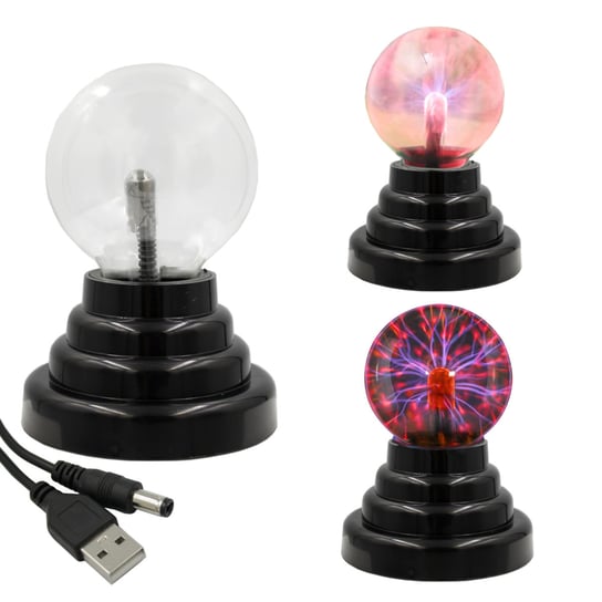 KULA PLAZMOWA MAGICZNA LAMPA LAMPKA EDUKACYJNA USB NA BIURKO DLA DZIECI Inna marka
