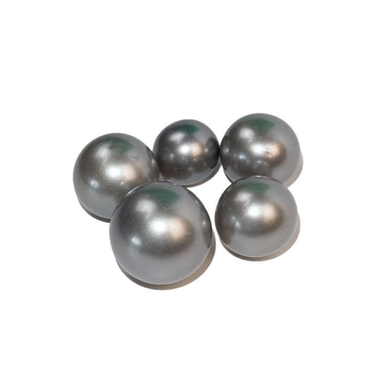 Kule żelatynowe perłowe srebrne zestaw 5 szt Inna marka