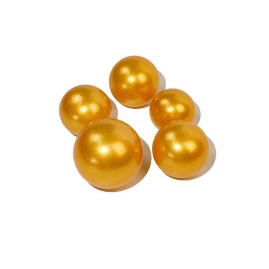 Kule żelatynowe perłowe złote zestaw 5 szt Slado