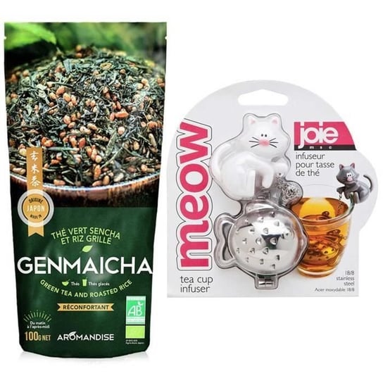Kulka herbaciana z suma białego + herbata zielona Genmaicha 100 g Youdoit