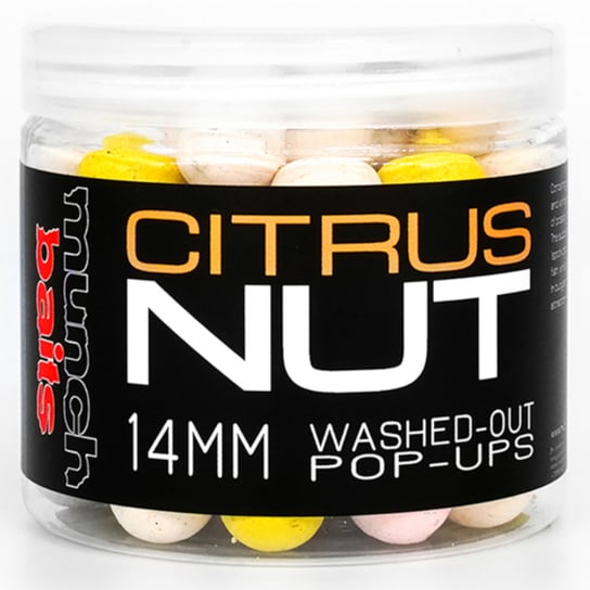 Kulki Pływające Washed Out Pop Ups Munch Baits Citrus Nut 18 mm Inna marka
