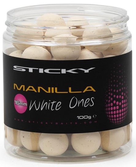 Kulki POP UP Sticky Baits - Manilla WHITE ONES 14mm StickyBaits