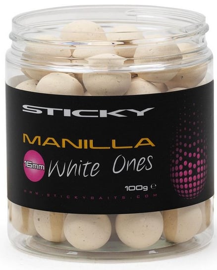 Kulki POP UP Sticky Baits - Manilla WHITE ONES 16mm StickyBaits