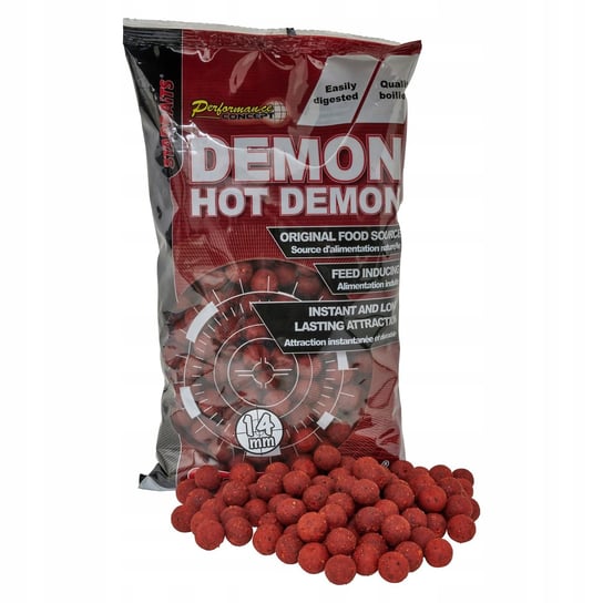 KULKI PROTEINOWE STARBAITS HOT DEMON 14 MM 1 KG STARBAITS